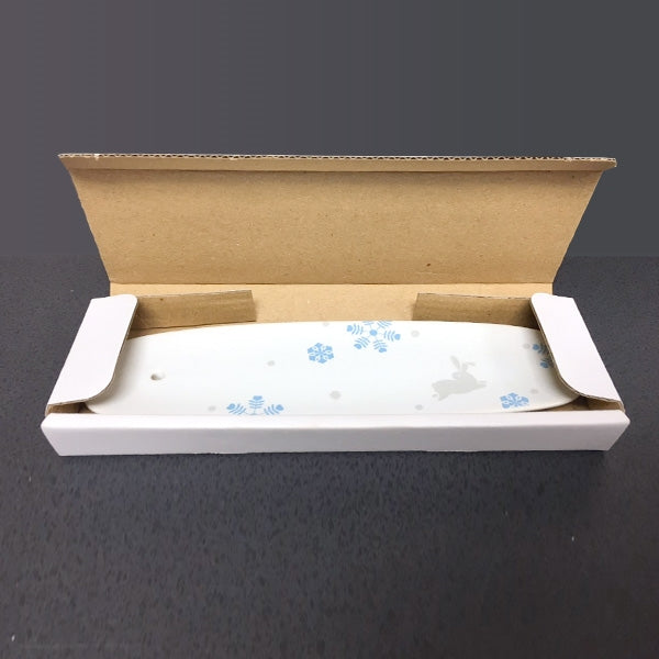 Nippon Kodo CERAMIC INCENSE BURNER - Snow Rabbit