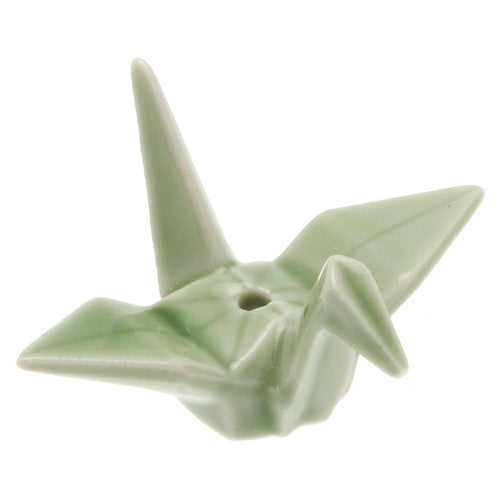 nippon kodo CRANE INCENSE HOLDER - Light Green