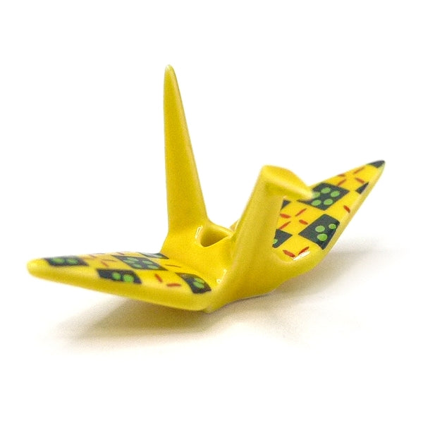 nippon kodo CRANE INCENSE HOLDER - Yellow Brocade