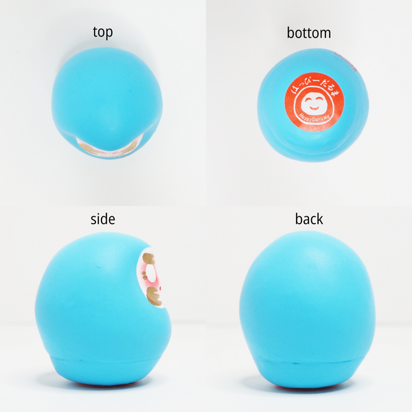 Nippon Kodo Daruma Doll - Blue (Calm)