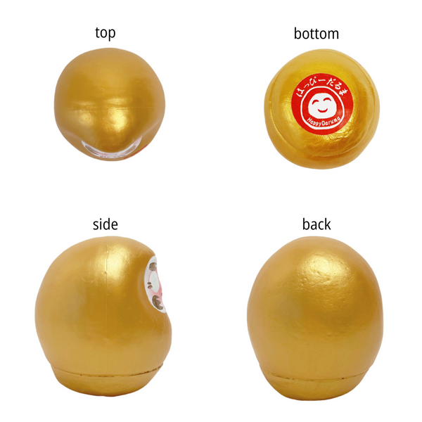 Nippon Kodo Daruma Doll - Gold (Success)