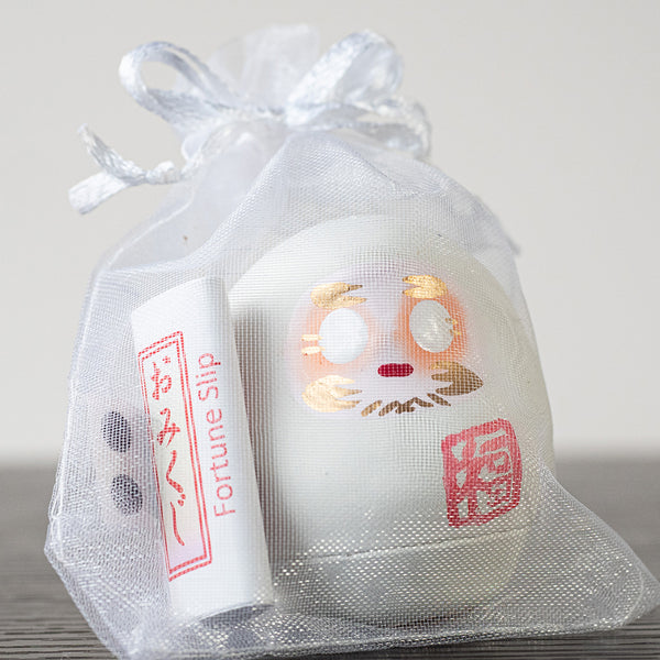Nippon Kodo Daruma Doll - White (Hope)