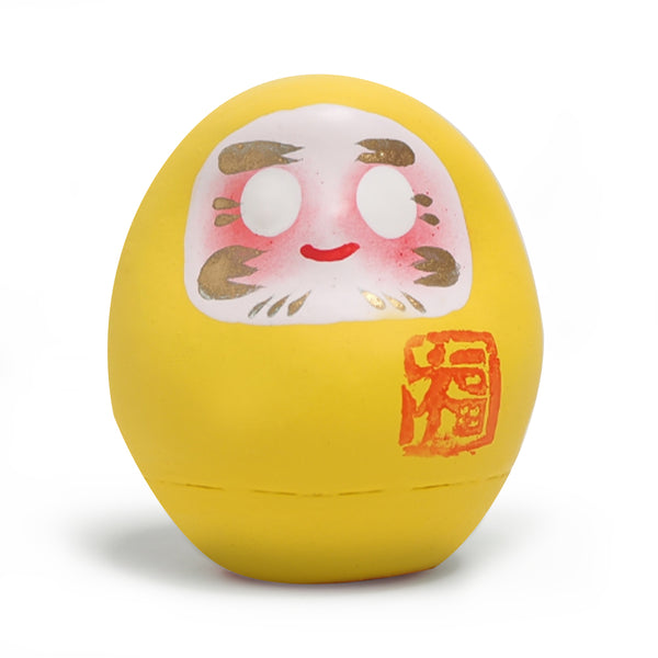 Nippon Kodo Daruma Doll - Yellow (Focus)