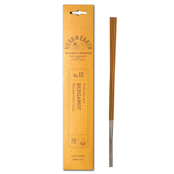 nippon kodo H&E - Bergamot - Bamboo Incense 20 sticks