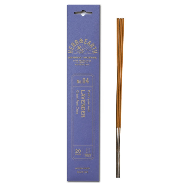 nippon kodo H&E - Lavender - Bamboo Incense 20 sticks