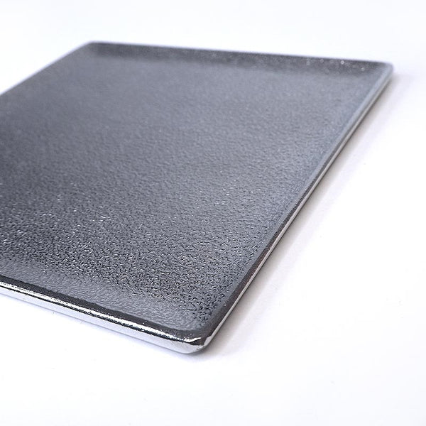 Nippon Kodo METAL INCENSE PLATE - Square Silver