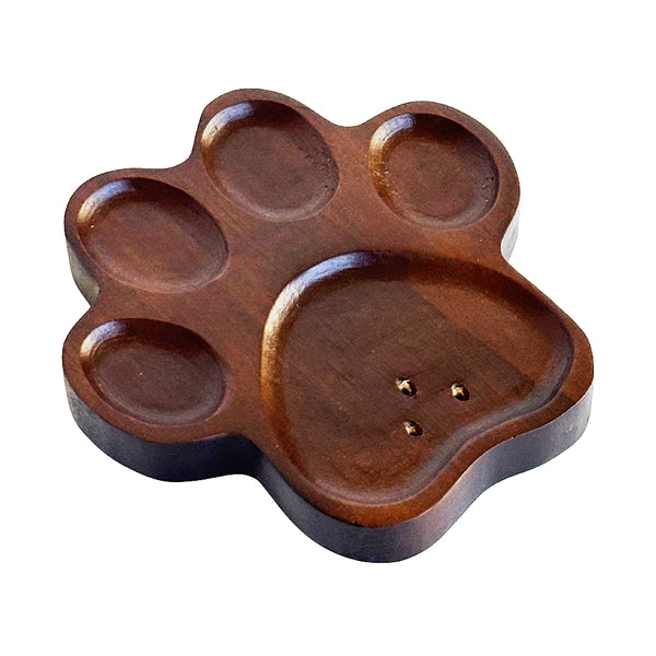 Nippon Kodo PAW PRINT Bamboo Incense Holder - Brown
