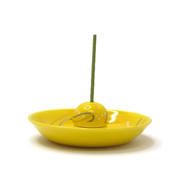Nippon Kodo TOGEI PLATE With Sphere Holder - Yellow