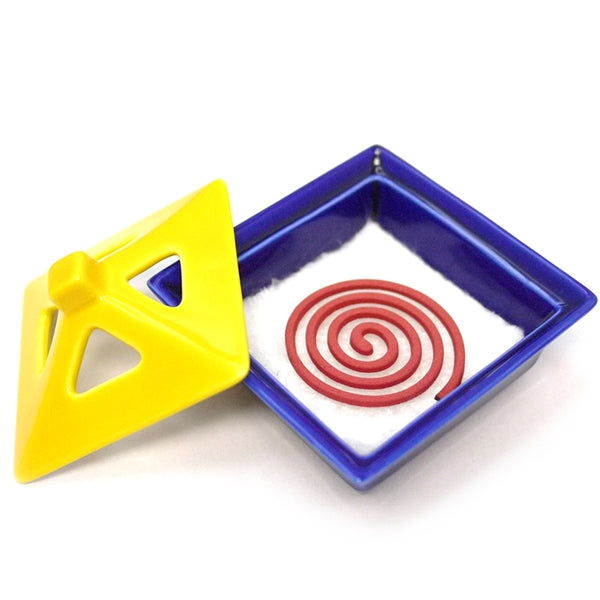 Nippon Kodo TOGEI SQUARE BURNER - Navy/Yellow