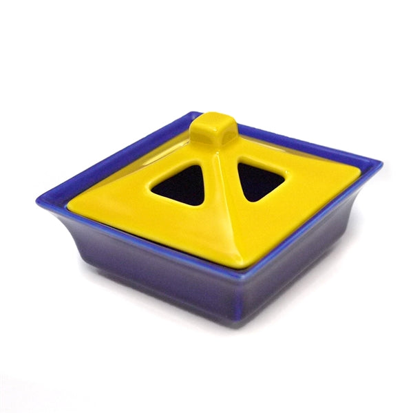 nippon kodo TOGEI SQUARE BURNER - Navy/Yellow