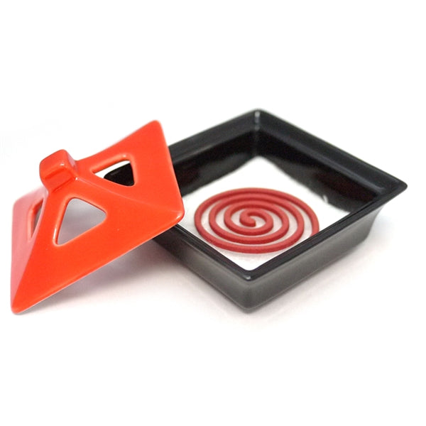 Nippon Kodo TOGEI SQUARE BURNER - Red/Black