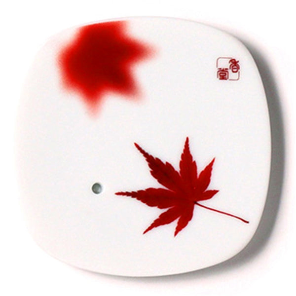 nippon kodo YUME-NO-YUME - CERAMIC PLATE - Maple Leaf