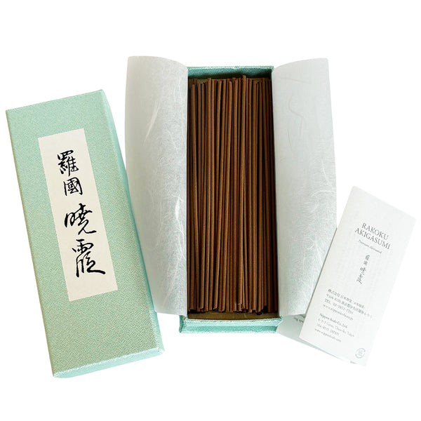Nippon Kodo RAKOKU AKIGASUMI - Exceptional Aloeswood 100 Sticks