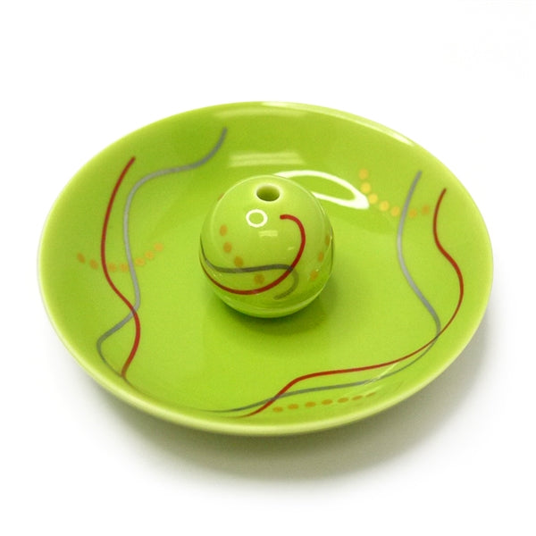 nippon kodo TOGEI PLATE with Sphere Holder - Light Green