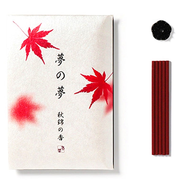 nippon kodo YUME-NO-YUME - Autumn - Maple Leaf 12 sticks