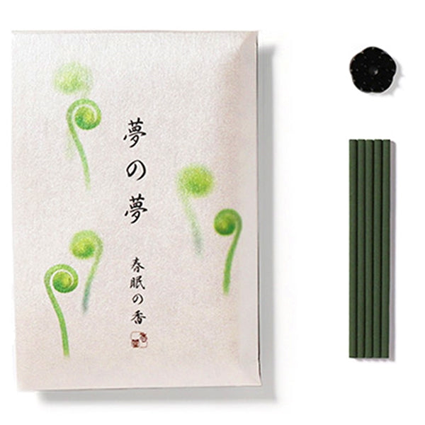 nippon kodo YUME-NO-YUME - Spring - Fiddlehead Fern 12 sticks
