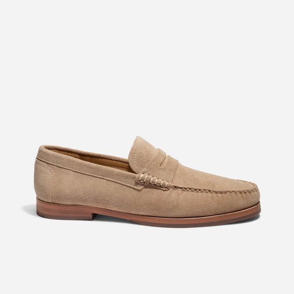 Nisolo Leo Penny Loafer Linen Suede