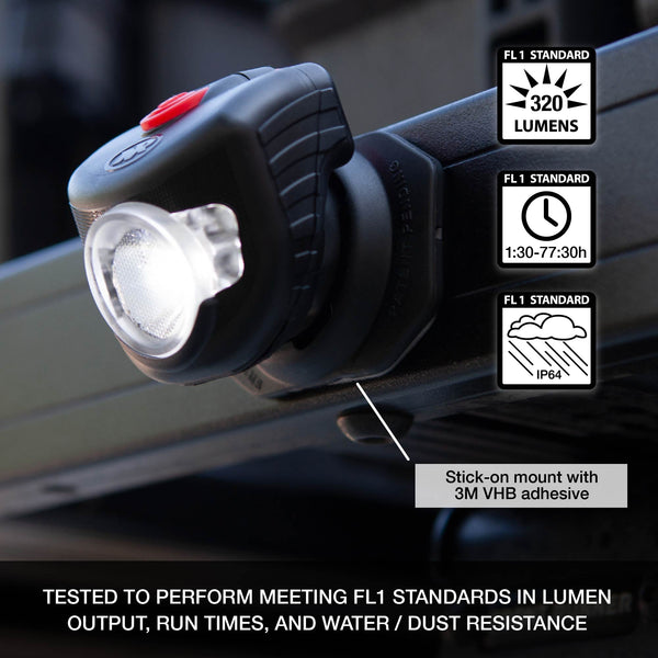 niterider Adventure 320 Multi-use Personal Lighting System With Pivot Pro Technology