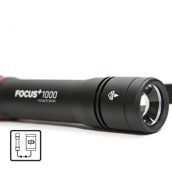 niterider FOCUS+ 1000 with Power Bank Handheld Flashlight