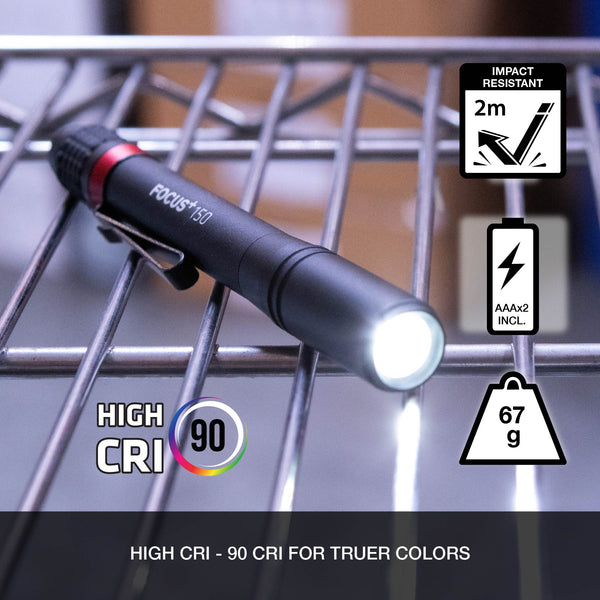 Niterider FOCUS+ 150 Handheld Flashlight With Bite Grip