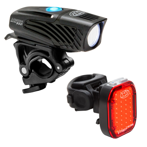 niterider Lumina™ Micro 950 and Vmax+™ 180 Combo Front and Rear Light Set