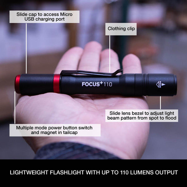 Niterider FOCUS+ 110 Handheld Flashlight