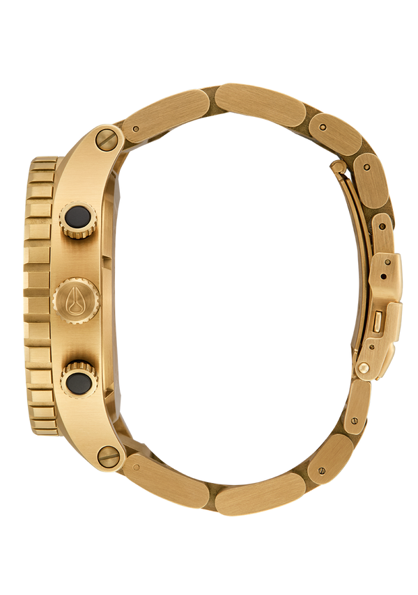 Nixon 51-30 Chrono Watch | 4th Dim Gold / Black | Men's Chronograph