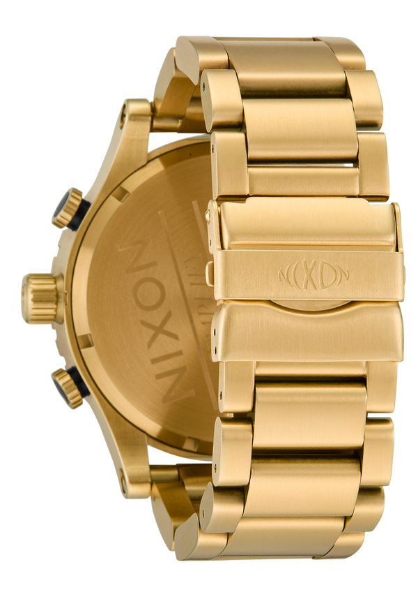 Nixon 51-30 Chrono Watch | 4th Dim Gold / Black | Men's Chronograph