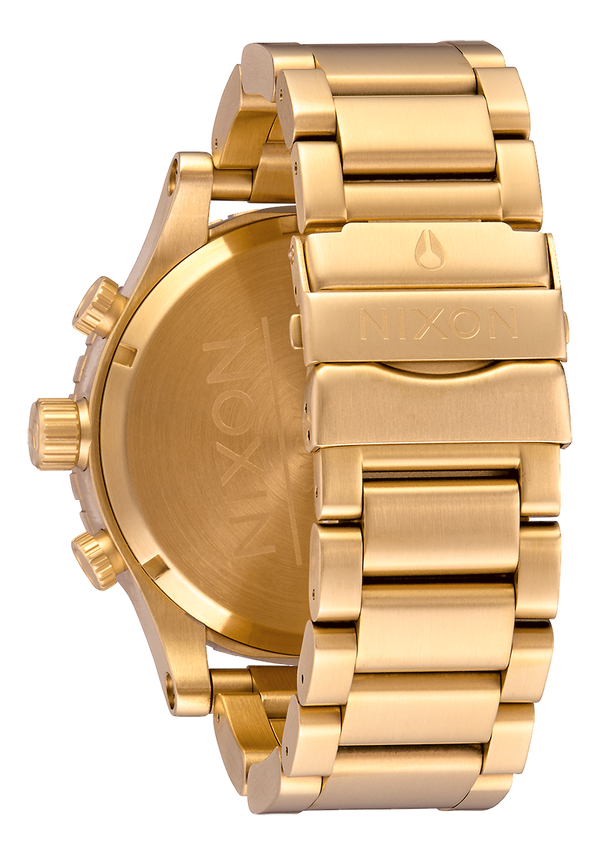 Nixon 51-30 Chrono Watch | All Gold / Black | Men's Stainless Steel