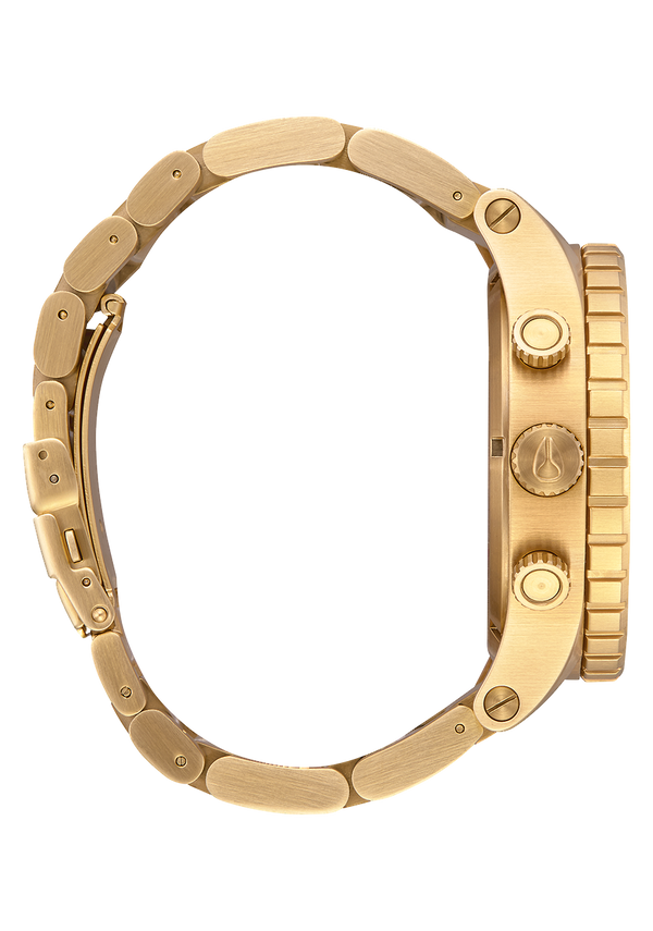 Nixon 51-30 Chrono Watch | All Gold | Men's Stainless Steel
