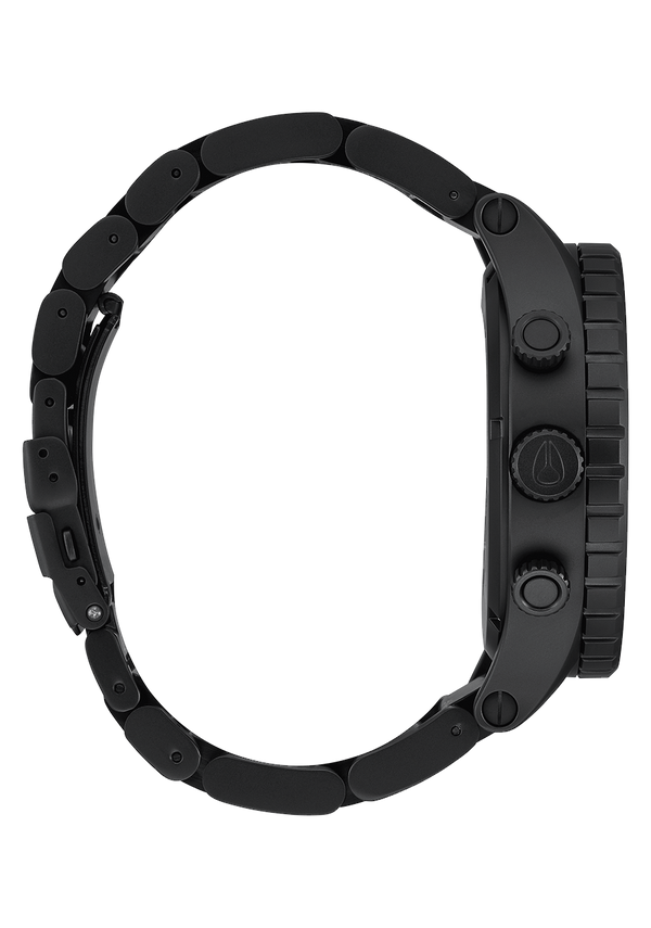 Nixon 51-30 Chrono Watch | All Matte Black / Black | Men's Stainless Steel