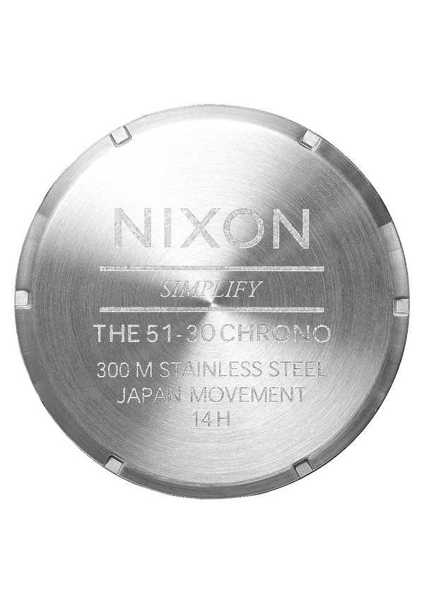 Nixon 51-30 Chrono Watch | Black | Men's Stainless Steel