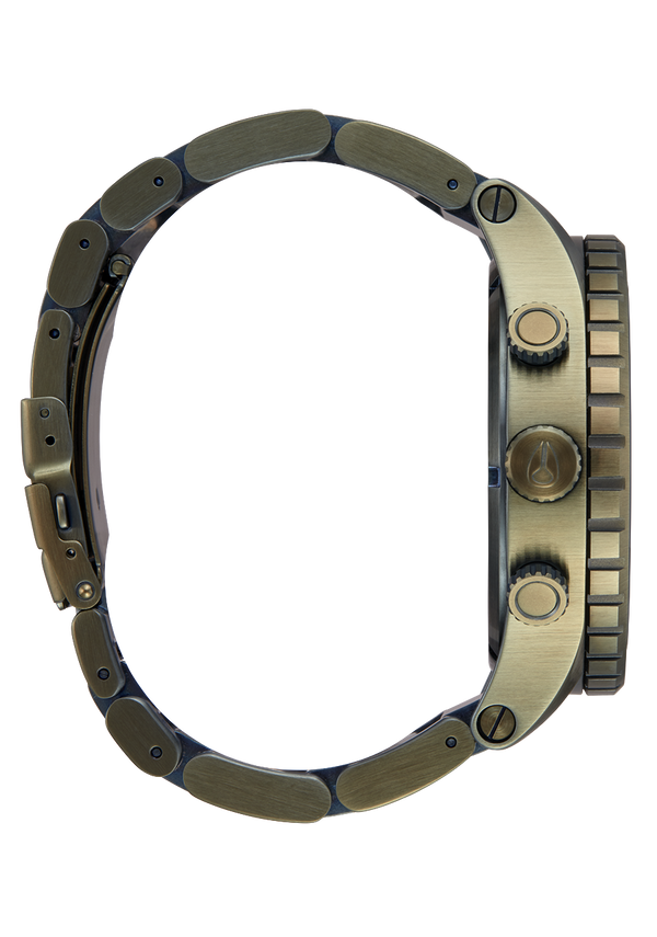 Nixon 51-30 Chrono Watch | Black Sunray / Surplus | Men's Stainless Steel