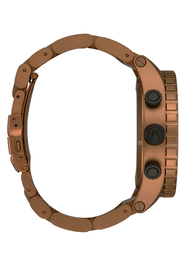 Nixon 51-30 Chrono Watch | Bronze / Black | Men's Stainless Steel