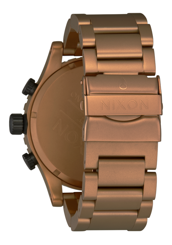 Nixon 51-30 Chrono Watch | Bronze / Black | Men's Stainless Steel