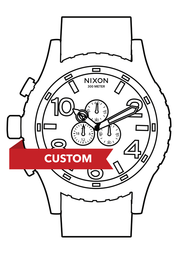nixon 51-30 Chrono Watch | Custom Build | Men's Stainless Steel
