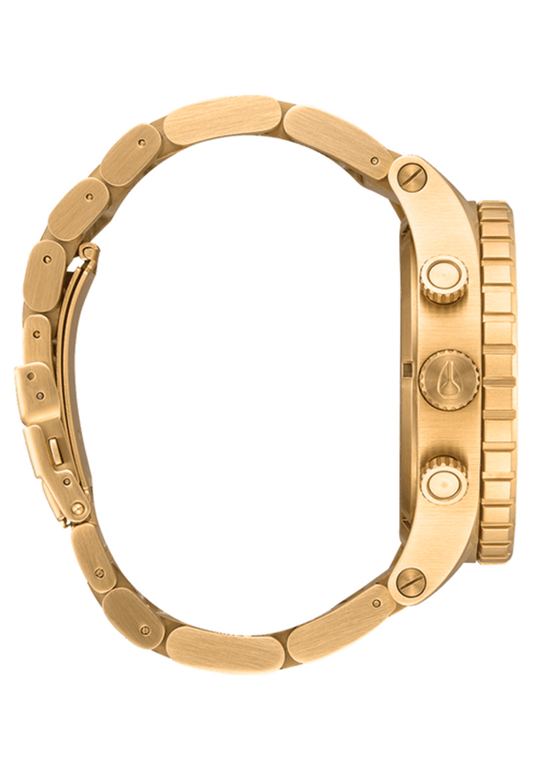 Nixon 51-30 Chrono Watch | Gold / Blue Sunray / Gold | Men's Stainless Steel