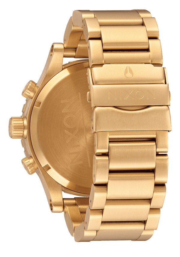 Nixon 51-30 Chrono Watch | Gold / Blue Sunray / Gold | Men's Stainless Steel