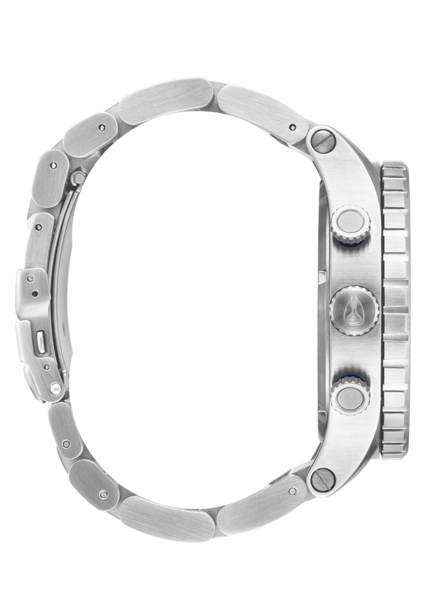 Nixon 51-30 Chrono Watch | Silver / Midnight | Men's Stainless Steel