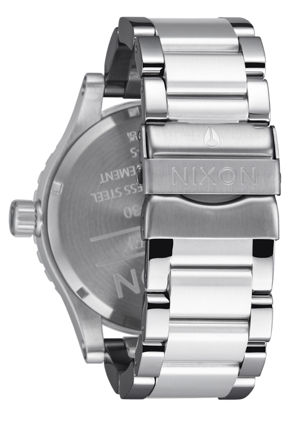 Nixon 51-30 Watch | Silver / Denim | Men's Stainless Steel