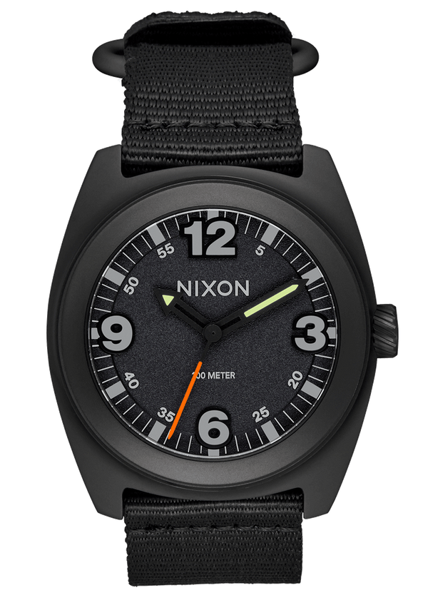 nixon Clutch 42 | All Matte Black / Black | 42mm Analog Watch