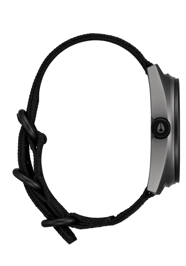 Nixon Clutch 42 | Matte Gunmetal / Hot Sauce | 42mm Analog Watch