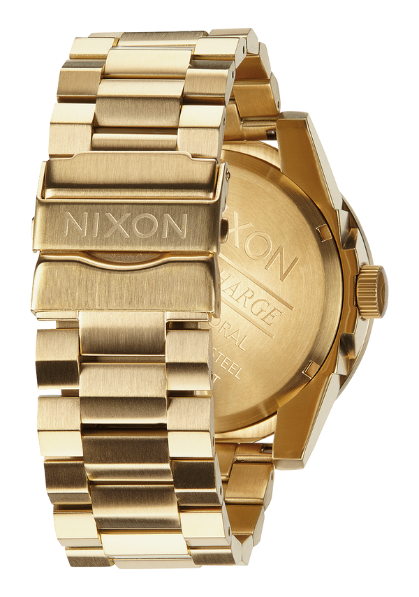 Nixon Corporal Stainless Steel Watch | All Gold / Black | Men's Stainless Steel