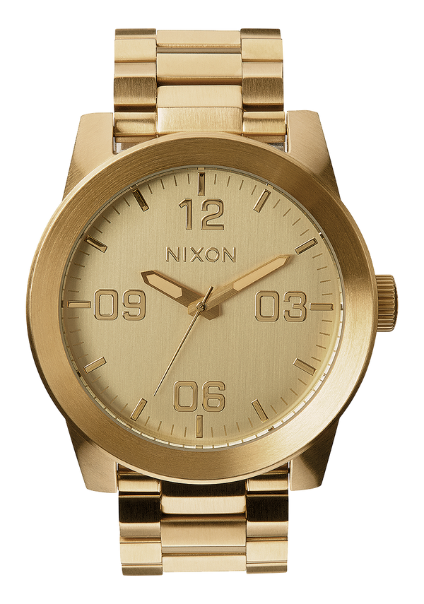 nixon Corporal Stainless Steel Watch | All Gold | Men's Stainless Steel