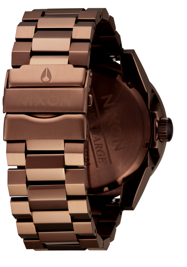 Nixon Corporal Stainless Steel Watch | Chocolate / Dark Roast | Men's Stainless Steel