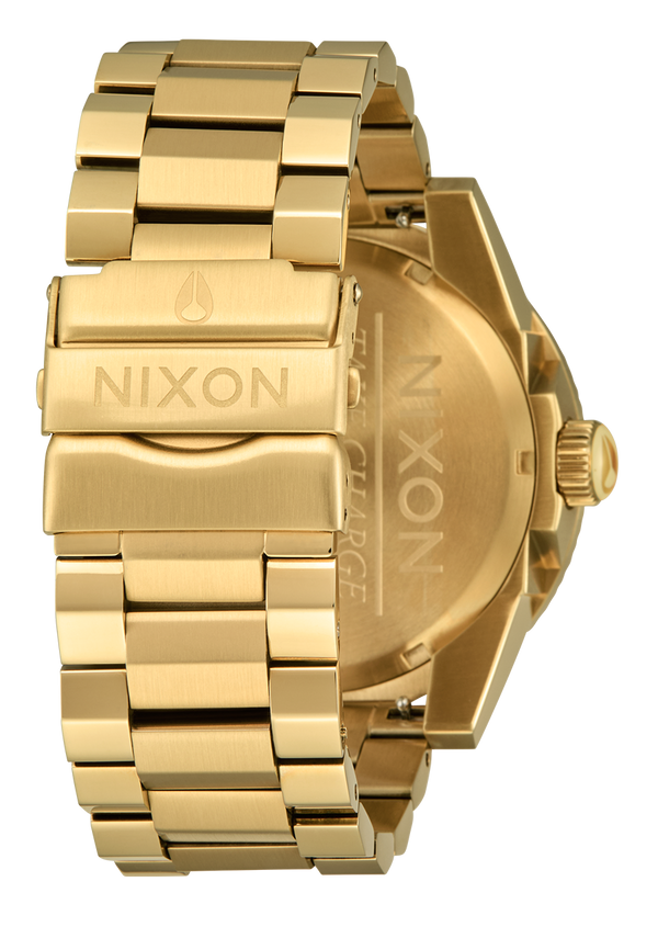 Nixon Corporal Stainless Steel Watch | Gold / Turquoise / Gold | Men's Stainless Steel