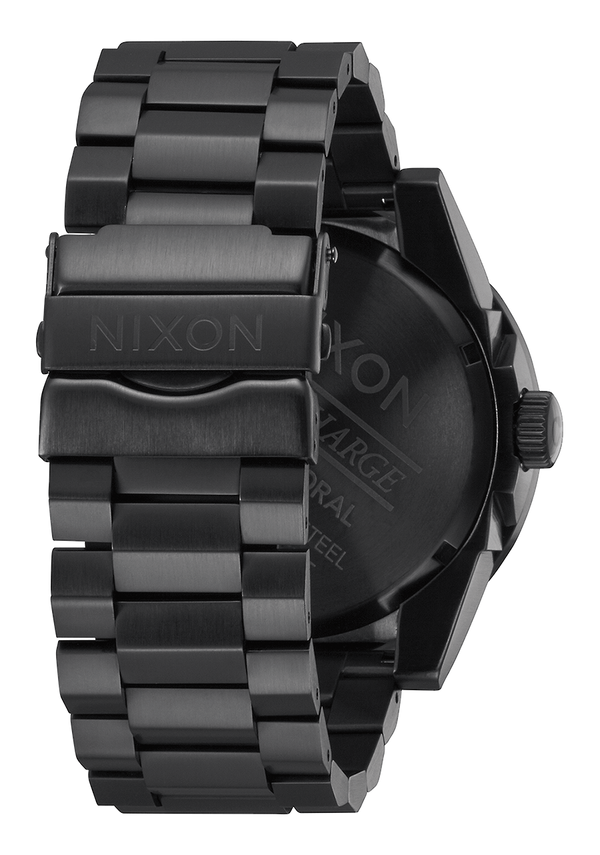 Nixon Corporal Stainless Steel Watch | Matte Black / Gold | Men's Stainless Steel