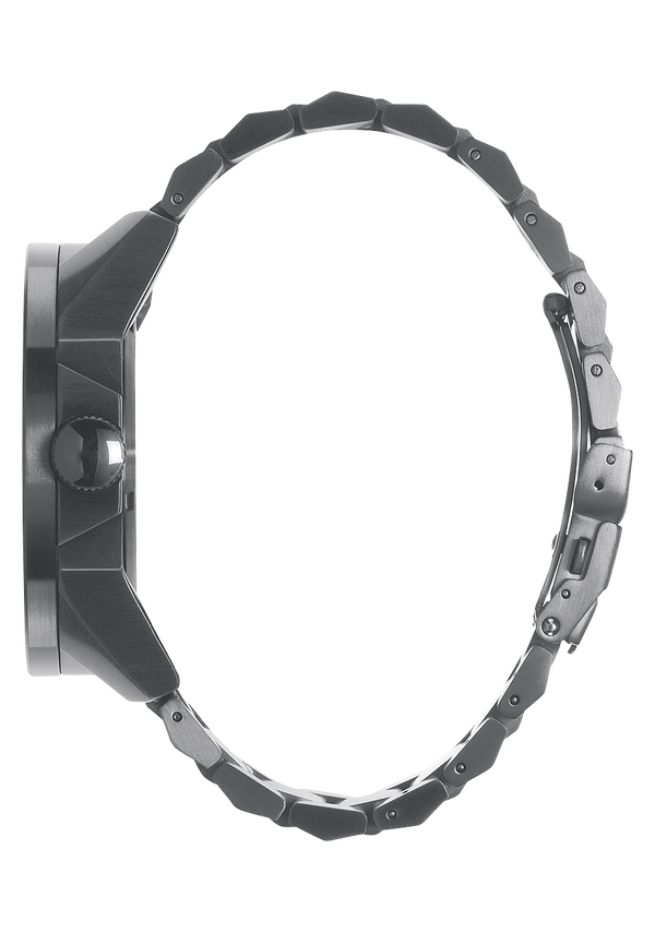 Nixon Corporal Stainless Steel Watch | Matte Black / Matte Gunmetal | Men's Stainless Steel