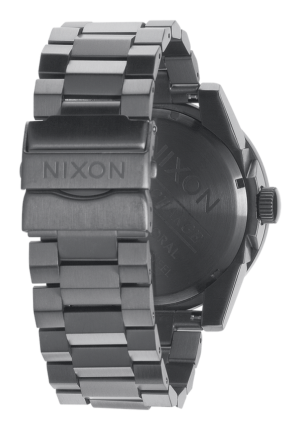 Nixon Corporal Stainless Steel Watch | Matte Black / Matte Gunmetal | Men's Stainless Steel