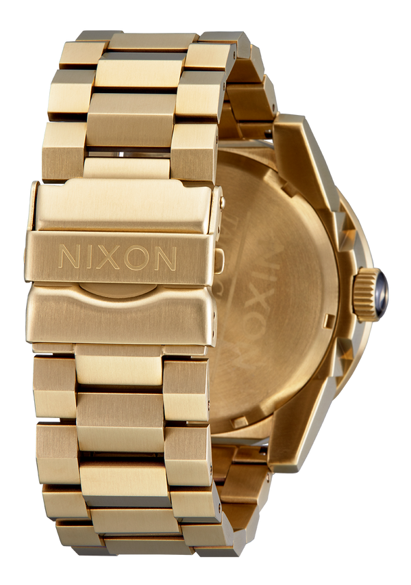 Nixon Corporal Stainless Steel Watch | Yellow Gold / Black | Men's Stainless Steel